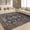 Blue/Orange, variant on HIWEAVER Gray/Green 10' x 13' Vintage Distressed Floral Area Rug for Living Room Washable Non Slip Farmhouse Indoor Carpet for Bedroom Decor