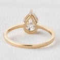 thumbnail image 3 of Cora Jewellery 2.5CT Pear Moissanite Solitaire Engagement Ring For Women , 14K Yellow Gold, 3 of 5