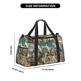 thumbnail image 3 of Easygdp Roman Chariot Horse Race Bolsa de Gimnasio, Bolsa de Viaje Duffel, Bolsa de Fin de Semana con Compartimentos, Bolsa de Mano para Noche, 3 of 7