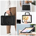 thumbnail image 6 of Case for Samsung Galaxy Tab S6 Lite 10.4 inch 2024/2022/2020, 360 Rotating Stand Handle Pencil Holder Shoulder Strap Heavy Duty Shockproof Cover, Black, 6 of 7