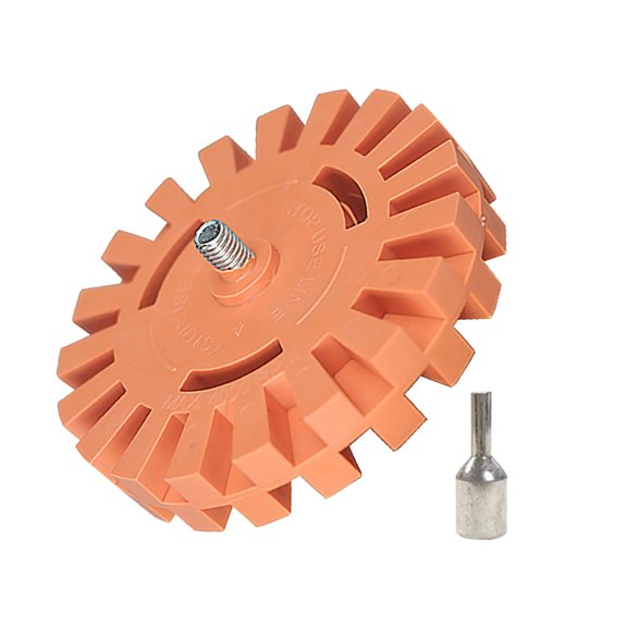Efficient Rubber Eraser Wheel For Quick Removal Of Decals And Adhesive Mark