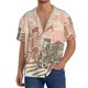 thumbnail image 1 of Fotbe Combine harvester working with tractor Camisa Estampada de Manga Corta para Hombre, Casual de Verano, Estilo Playero, Sin Arrugas-3X-Large, 1 of 5