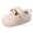 A-Beige186, variant on JAJAHO Baby Boys Girls Shoes Non- Rubber Sole Retro Sneakers First Walking Toddler Crib Shoes