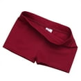thumbnail image 4 of Miutii Kids Girls Ballet Dance Booty Shorts Sports Gym Workout Yoga Cycling Running Activewear Shorts Burgundy 12, 4 of 7