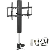 KFFKFF Lift Stroke Length 28 inches Motorized TV Mount Fit for Max.50 inch TV Lift with Remote Control Height Adjustable 38-65 inch,Load Capacity 132 lbs Motorized TV