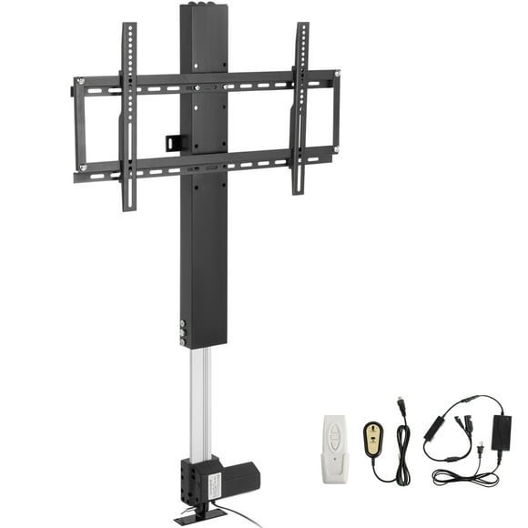 KFFKFF Motorized Television Lift, 20" Movement for 28-32" Televisions. Operated by Remote, Modifiable Elevation 30-50", Can Bear up to 132 lbs
