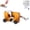 Yellow, variant on Chainsaw Sharpener, Chain Sharpener, Portable Hand Crank Chainsaw Chain Sharpener Set, Portable Household Hardware Tool, for Chain Sharpening