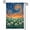 B, variant on XaaKee, Garden Flags, Golden Seed Halo Landscape Yard Flag, Double-sided High-Quality White Linen Garden Flags For Outside, Nature Hope Decor, 12x18Inch