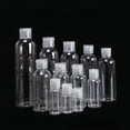 thumbnail image 1 of Botella con tapa de mariposa de plástico PET transparente, botella con tapa abatible, botella con tapa dividida para cosméticos, botella de subemulsión, 10, 30, 50 y 100 ml, 1 of 5