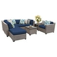 thumbnail image 5 of TK Classics Florence Wicker 8 Piece Patio Conversation Set with End Table and 2 Sets of Cushion Covers, 5 of 12