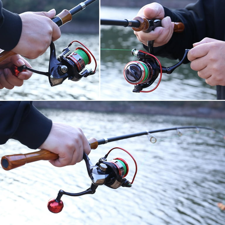 Sougayilang Spinning Reel 5.2:1 High Speed Metal Fishing Reel