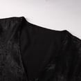 thumbnail image 4 of QHFBli Women Sequin Jacket Glitter Sparkle Open Front Casual Long Sleeve Blazer Coat, 4 of 9