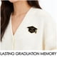 thumbnail image 3 of BESTYASH 12Ud Broches Para Graduación 2026 En Negro Para Profesores Y Estudiantes, 3 of 6