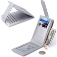 thumbnail image 2 of RFID Card Holder Wallet for Women Slim Wallets Bifold Multi Card Case Zipper Coin Purse, 2 of 5