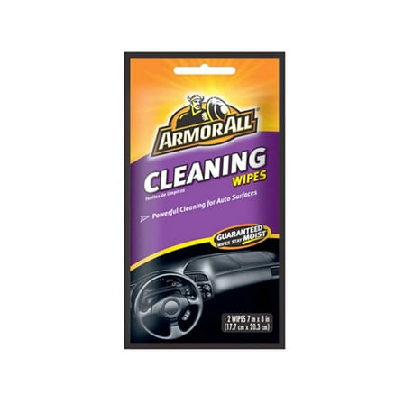 Armor All Cleaning Wipes, Multi-Surface, 2 Wipes