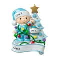 thumbnail image 4 of Personalized Toddler Christmas Ornament 2024 - Baby's 2nd Christmas Ornament 2024 - Baby Christmas Ornament Baby Boy Decorating Christmas Tree Ornament Blue - Free Customization, 4 of 10