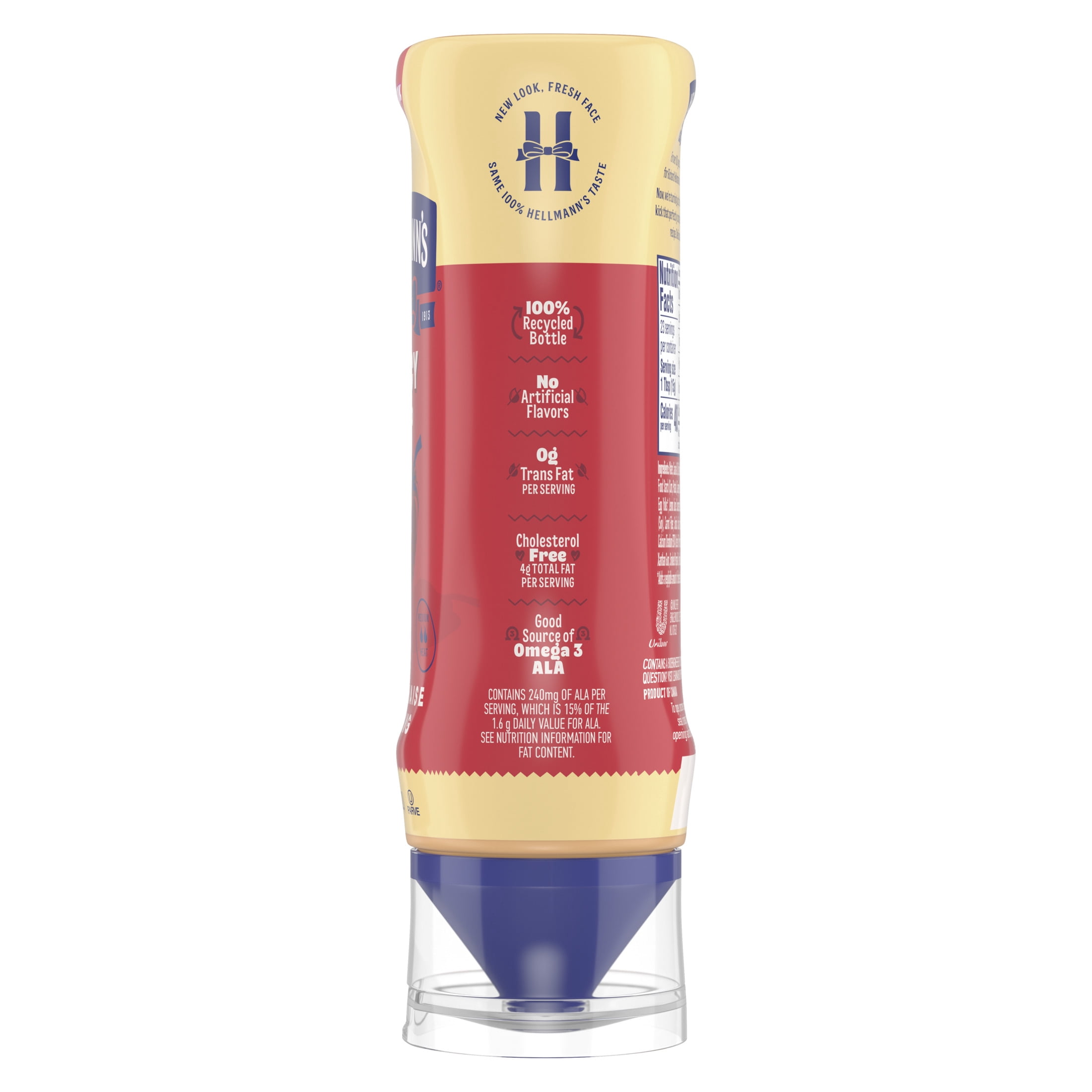 (3 pack) Hellmann's Spicy Chili Pepper Mayonnaise, Dressing Condiments, 11.5 fl oz Squeeze Bottle