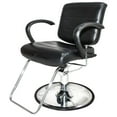thumbnail image 1 of PureSana Chromium Kyler 360 Degree Professional All Purpose Salon Chair, 1 of 5