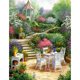 thumbnail image 1 of Wdftyju Juego de pintura de diamante 5D con bordado de taladro cuadrado completo DIY para jardín tranquilo, decoración del hogar Wdftyju 3rl9ww7us5nn8xj9, 1 of 9