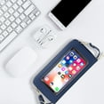 thumbnail image 5 of Touch Screen Phone Bag, Clear Phone Pouch, Multifunctional Crossbody Wallet-blue, 5 of 5