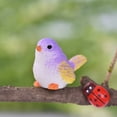 thumbnail image 4 of Jiibva 4pcs Miniature Bird Figurines Small Bird Models Simulated Animals Ornaments Artificial Miniature Animal Model Birds Craft Bird, 4 of 7