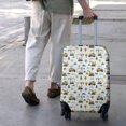 thumbnail image 3 of Cartoon Construction Vehicles Cranes Luggage Cover Fashion Suitcase Cover Baggage Covers Fit 25-28 Inch Luggage (Go Travel), 3 of 5
