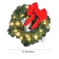 thumbnail image 2 of Guirnalda De Puerta De Guirnalda De Estilo Campestre De Navidad Para Decoración De Ventana Y Chimenea Speravity HA039362-00, 2 of 6
