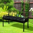 thumbnail image 3 of Gymax Outdoor Indoor Bench Cushion Patio Chair Cushion 52'' x 19.5'' x 6'' Black, 3 of 5