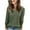Army Green, variant on Womens Thick Warm Sweaters Printed Soft Pullover Regular Casual Tops Beige Work Long Sleeve Blouse for Women Winter
