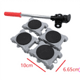 thumbnail image 6 of Heavy Duty Furniture Lifter Transport Mover Slides Wheel Furniture Mover Tool Set Wheel Roller Bar Moving Hand Tools, 6 of 6