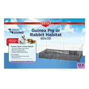 Kaytee Open Living Pet Guinea Pig or Rabbit Habitat, 60 x 30