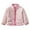 Pink, variant on Girls Polar Lined Jacket Full Zip with Pockets,3-4 Years