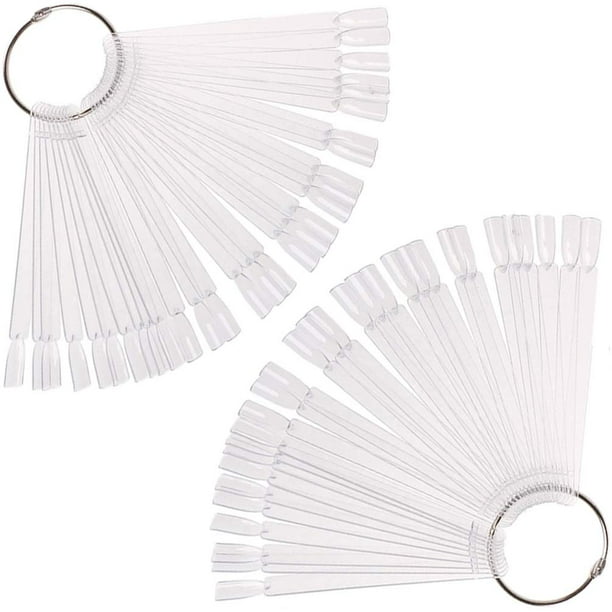 clear nail swatch sticks