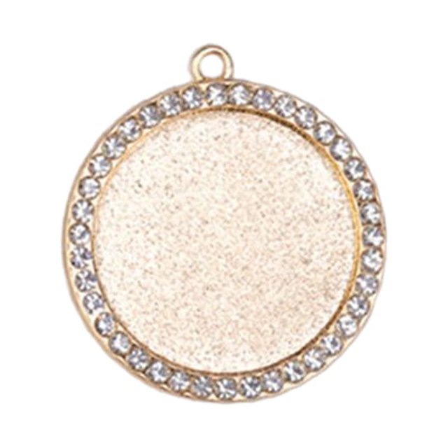 Sonducket Base colgante de aleación, reemplazo elegante de diamantes de imitación portátil, fabricación de joyería de moda, soporte de Ropa, zapatos y accesorios Miscelánea Tipo 5