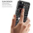 thumbnail image 2 of Étui de Téléphone X TPU Citation Protection Accessoires Antichoc Compatible avec iPhone 14 Pro Max 6.7 Pouces, 2 of 5