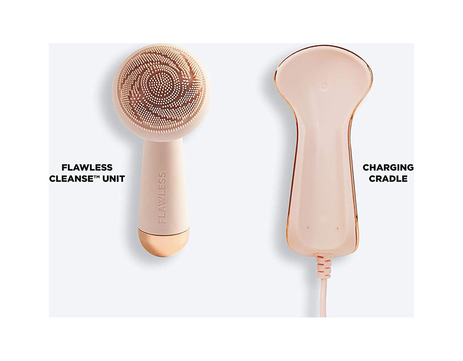 Flawless Cleanse Silicone Face Scrubber and Cleanser, 1 Count