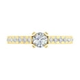 thumbnail image 3 of 1 Carat Diamond Engagement Ring in 14K Yellow Gold (Ring Size 8) (I1-I2 Clarity), 3 of 5