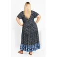 thumbnail image 2 of Avenue Women's Plus Size Sandy Border Print Dress, 2 of 2