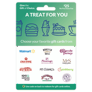 $25 A Treat For You $25 Gift Card