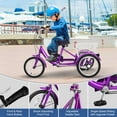 thumbnail image 5 of MOPHOTO 16 inch Trikes for Beginner Riders, Small Tricycle Single Speed 3 Wheel Bikes, Low Step Through Three-Wheeled Bicycles with Rear Basket, 5 of 9