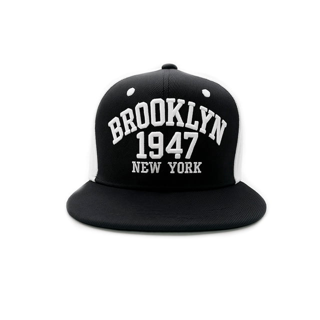 Knite Gorra snapback Brooklyn visera plana ajustable bordado 3D hombre