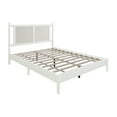 thumbnail image 6 of Castle Place Rattan Queen Wooden Platform Bed, White, 6 of 8