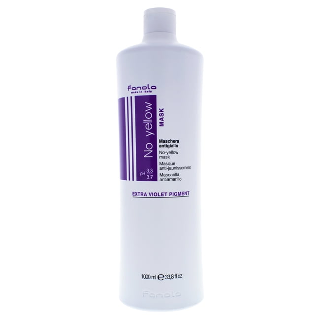 No Yellow Mask by Fanola for Unisex - 33.8 oz Masque