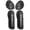 Black, variant on 4PC CE Hard Removable Armor for Motorcycle Leather Textile Jackets All Brands Black