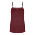 thumbnail image 5 of Tdoqot Womens Tank Tops Loose Fit- Scoop Neck Soft Summer Casual Adjustable Straps Sleeveless Shirts Wine Size XL, 5 of 7
