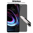 thumbnail image 6 of 3 Pack Privacy Screen Protector for Motorola Edge 2021 / Edge 5G UW 2021 Anti Spy Tempered Glass, 6 of 7