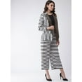 thumbnail image 3 of Zima Leto Women's Stripes Jumpsuit With Blazer, 3 of 10