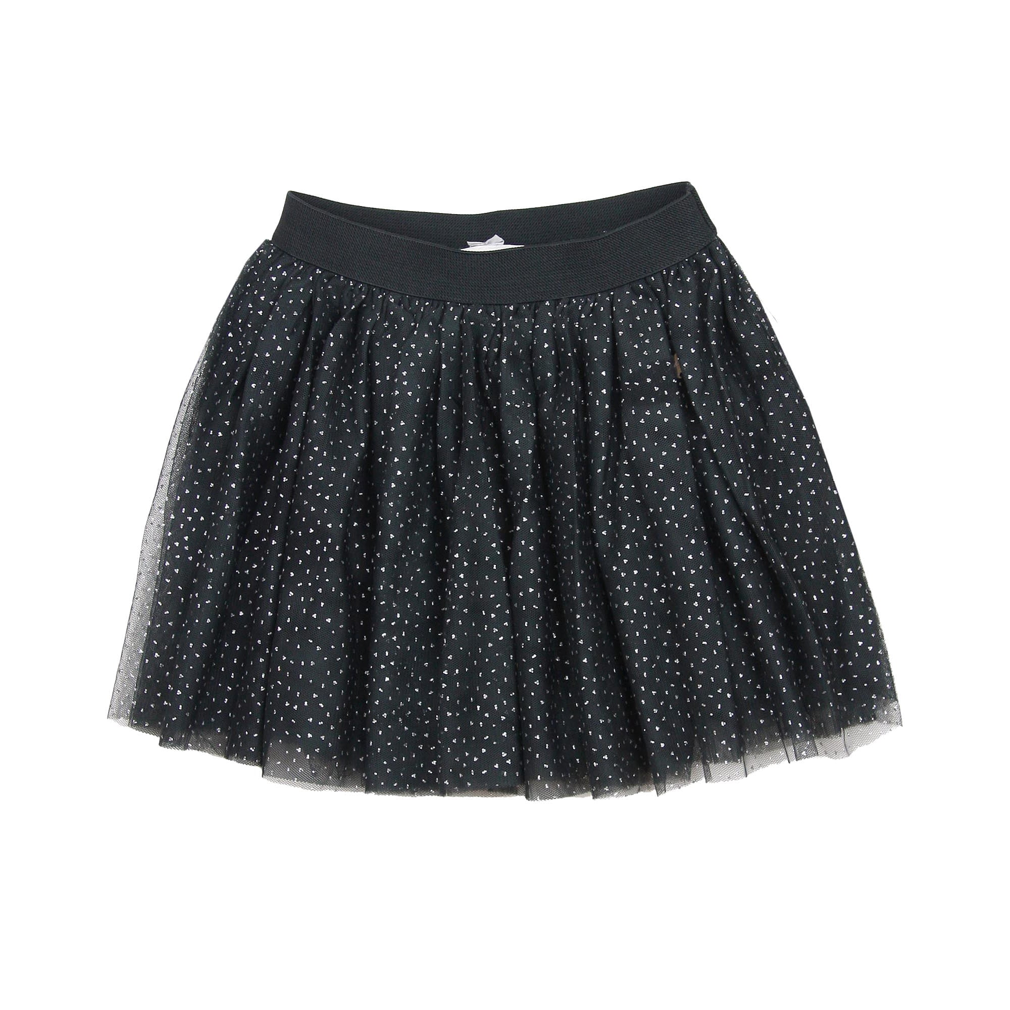 Le Chic Girl s Dark Gray Sparkly Tulle Skirt Sizes 3 14 5 110
