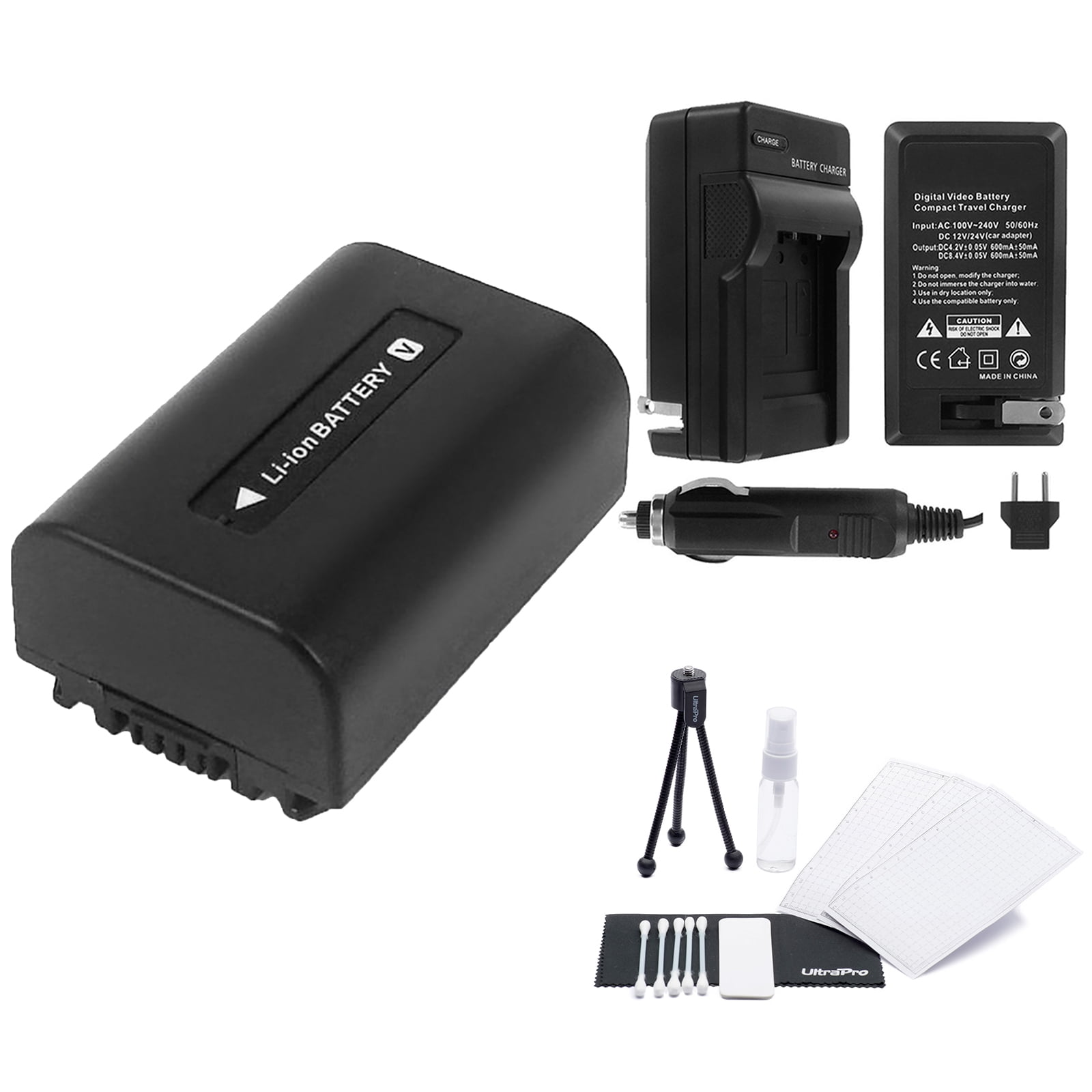 2x BATTERY 1000mAh FOR Sony Handycam HDR-CX405 