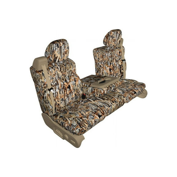 FD9 2004-2008 Ford F150 XLT Front and Back Seat Set. Front 40/20/40 Split Seat Rear 60/40 Split Seat in SAC Camouflage Endura